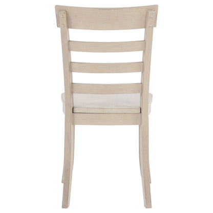 Orrison Ladder Back Dining Side Chair Linen (Set of 2)