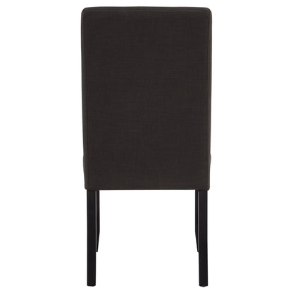 Berning Fabric Upholstered Parson Side Chair Charcoal (Set of 2)