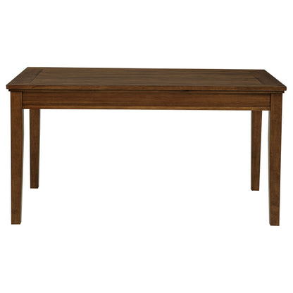 Atwood 5-piece Rectangular Wood Dining Set Warm Brown