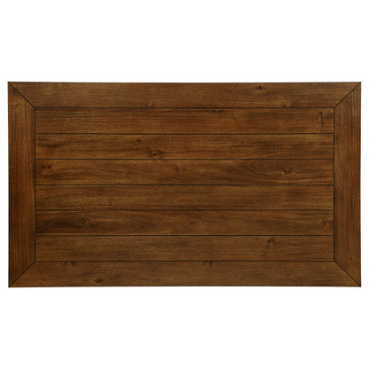 Atwood 5-piece Rectangular Wood Dining Set Warm Brown