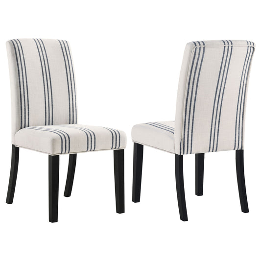 Herran Upholstered Dining Side Chair Beige (Set of 2) - The Sleep Loft - Online Mattress Showroom NYC