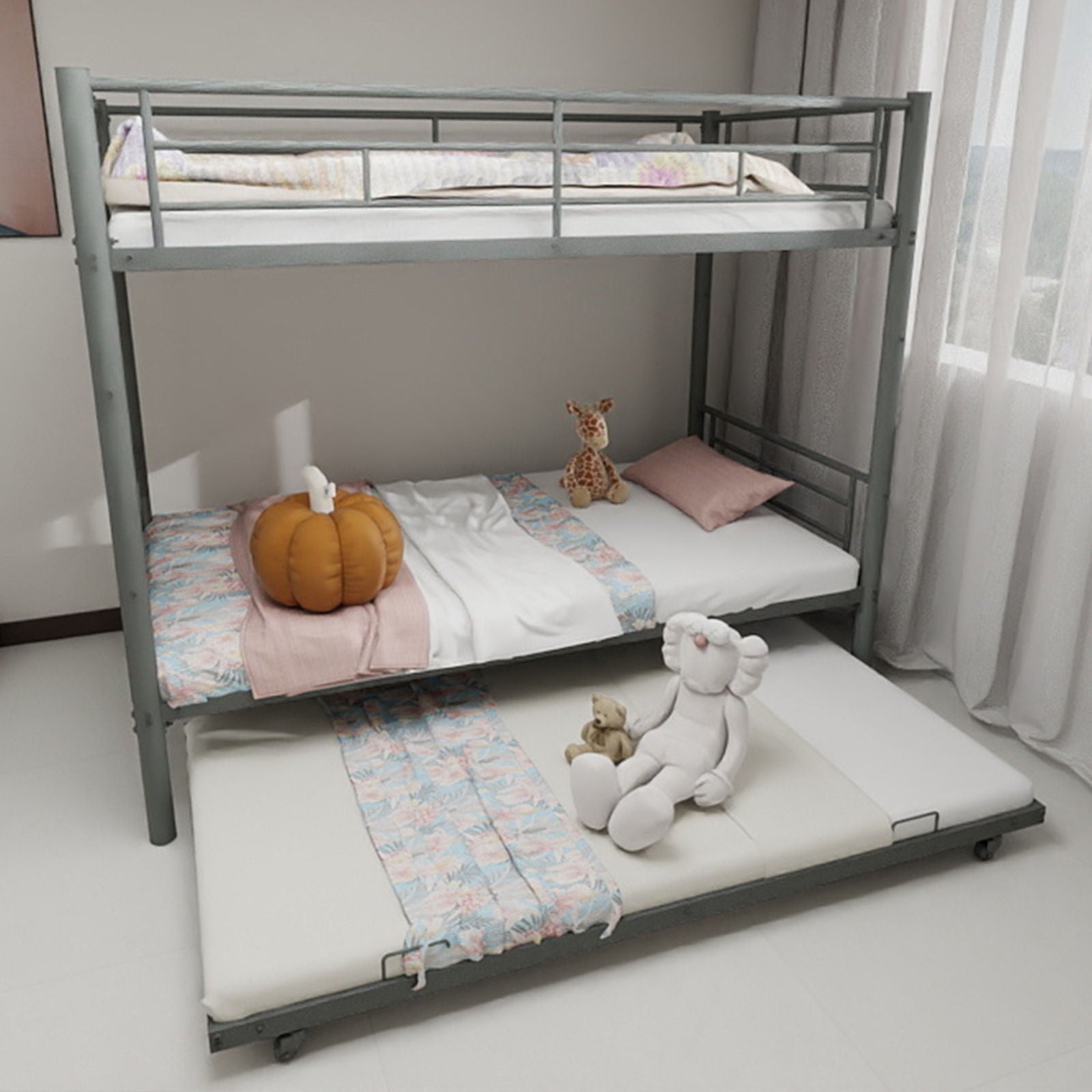 Bunk Bed For Kids, Convertible Frame With Ladders & Guardrail - The Sleep Loft - Online Mattress Showroom NYC