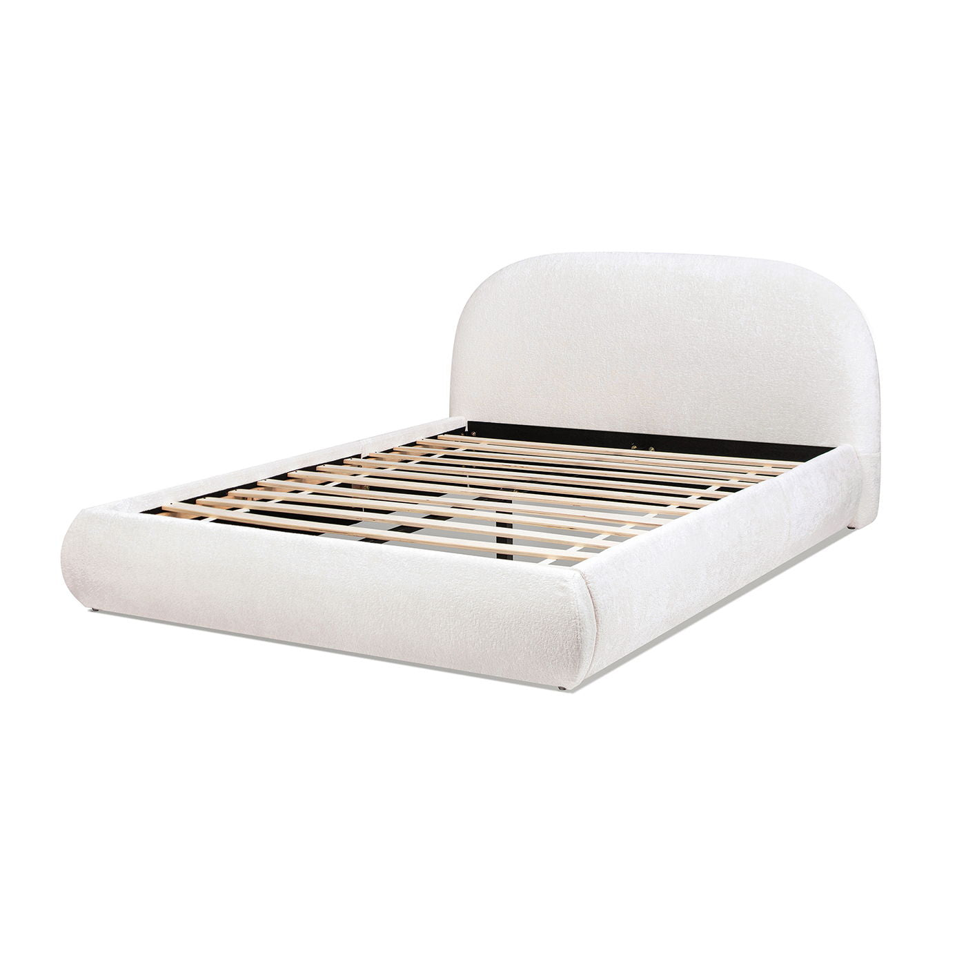 Archie Puffy Grounded - Upholstered Platform Bed - The Sleep Loft - Online Mattress Showroom NYC
