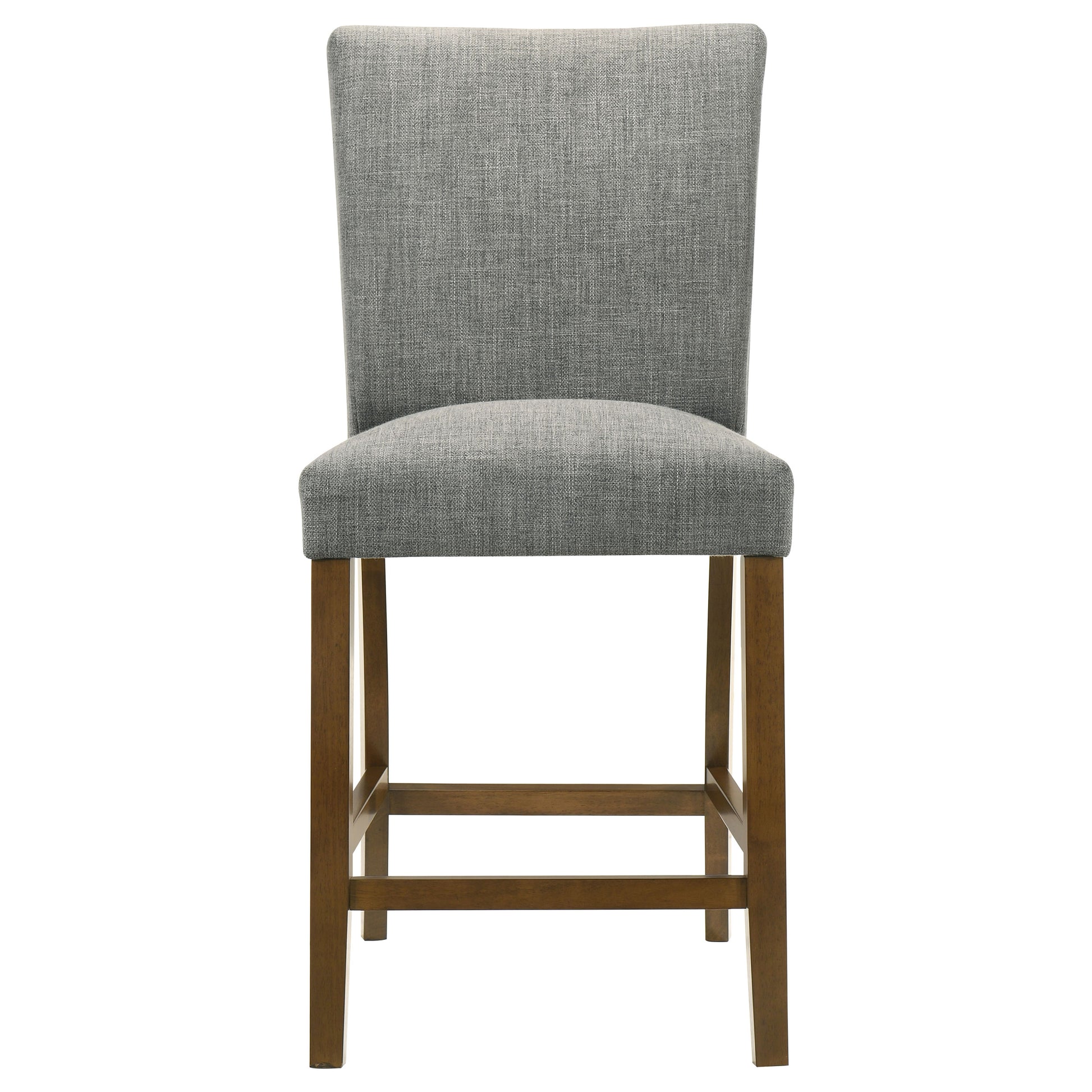 Paxton 5-piece Round Glass Top Counter Height Dining Set Grey