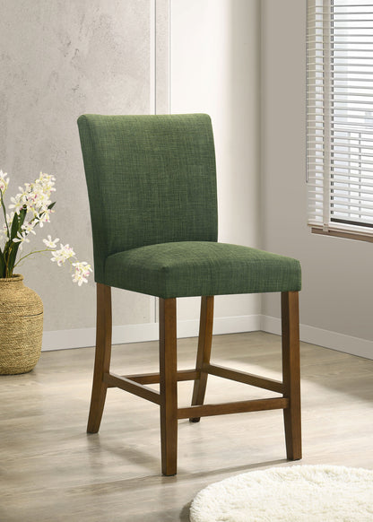 Paxton Upholstered Counter Height Dining Chair Green (Set of 2)