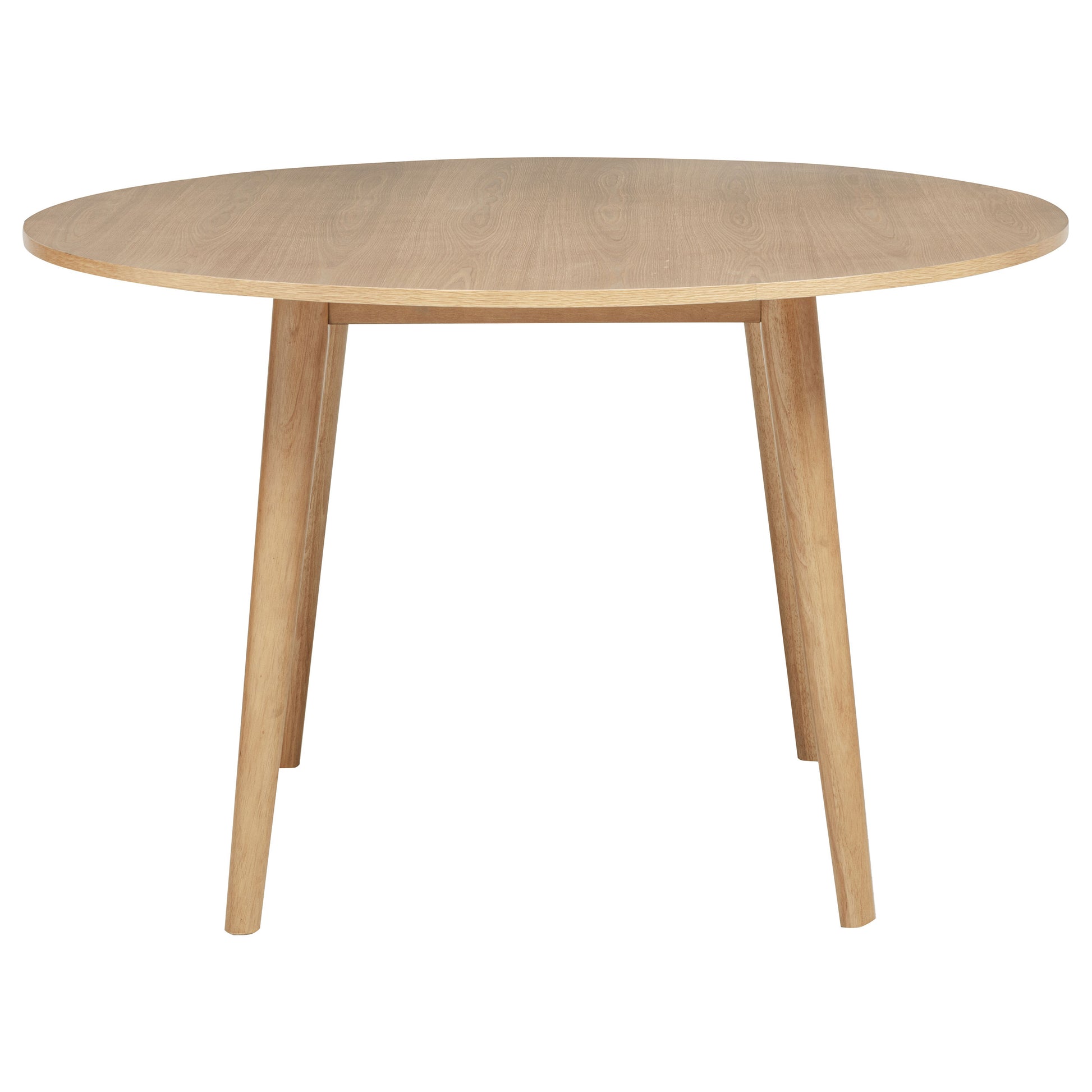 Andrews 5-piece Round Dining Table Set Light Ash and Black