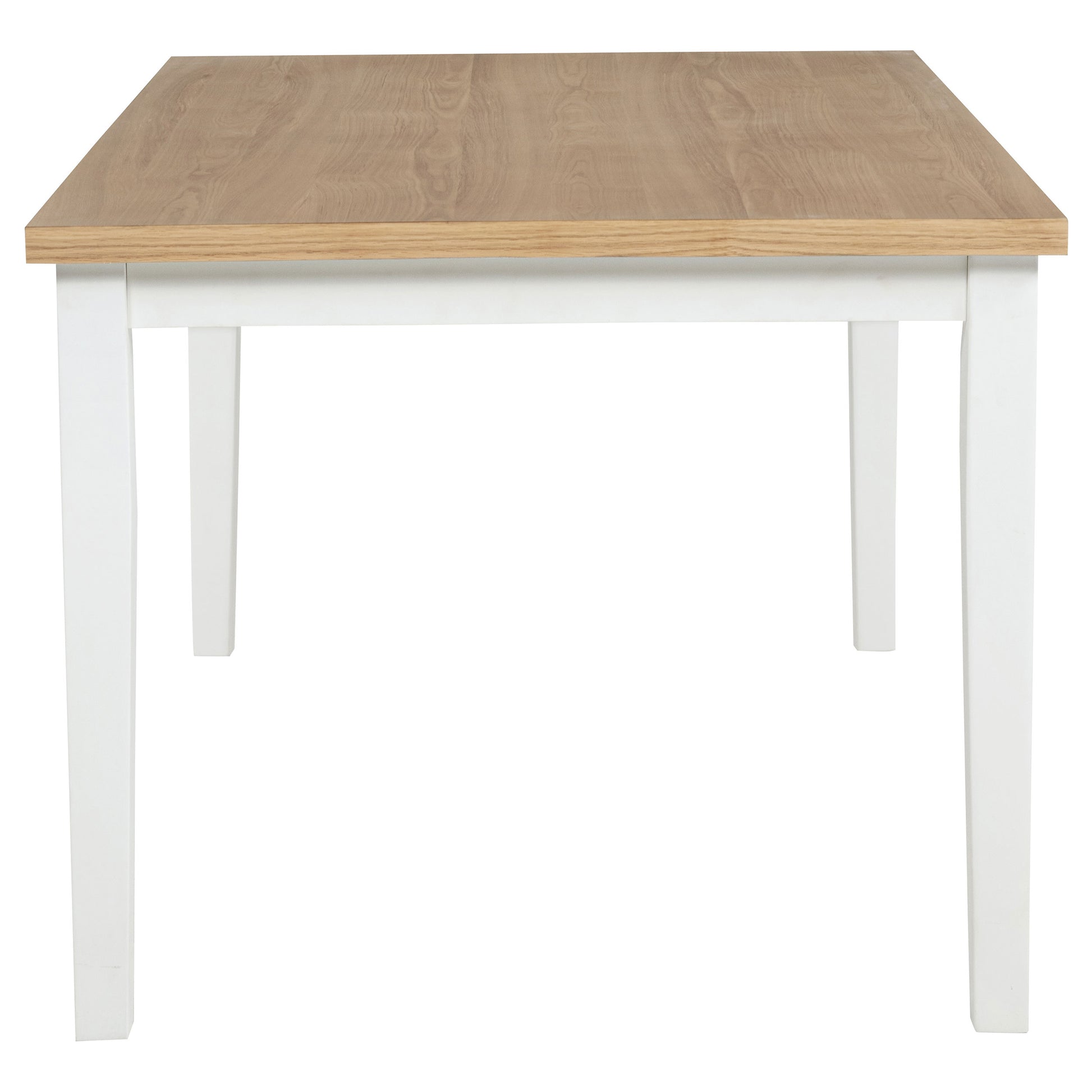 Andrews 7-piece Rectangular Dining Set Light Ash and White