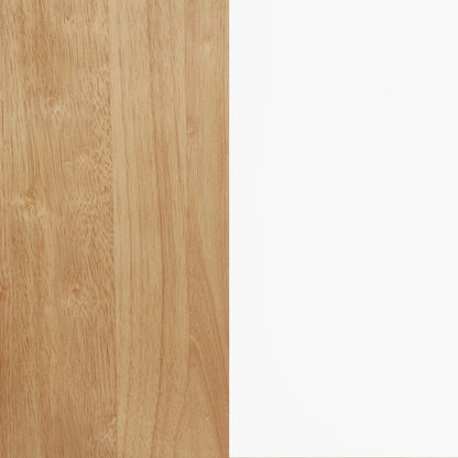 Andrews 66-inch Rectangular Dining Table Light Ash and White