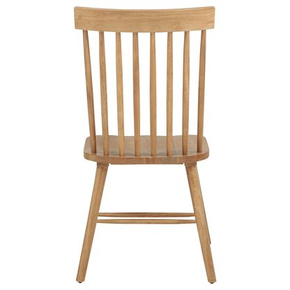 Andrews Windsor Spindle Back Dining Side Chair Light Ash (Set of 2)