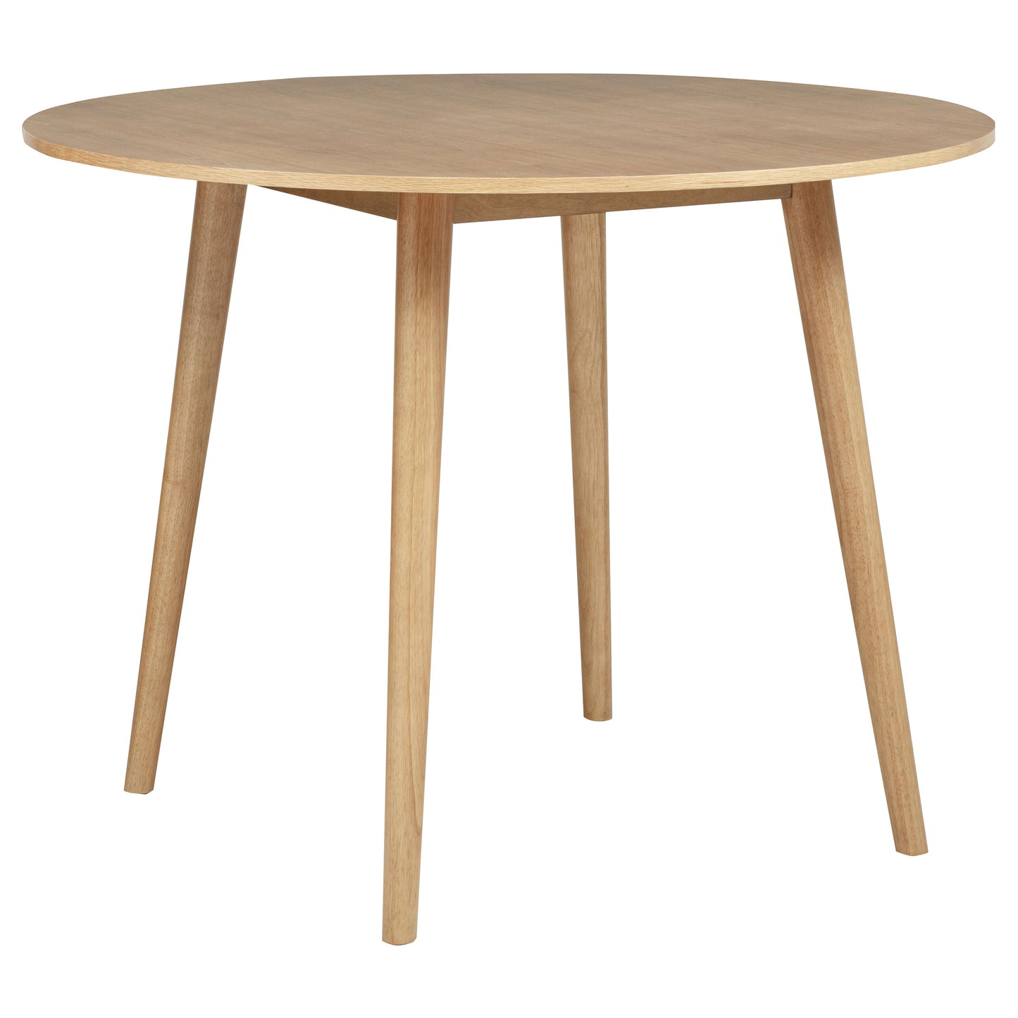 Andrews 5-piece Round Counter Dining Set Light Ash and White