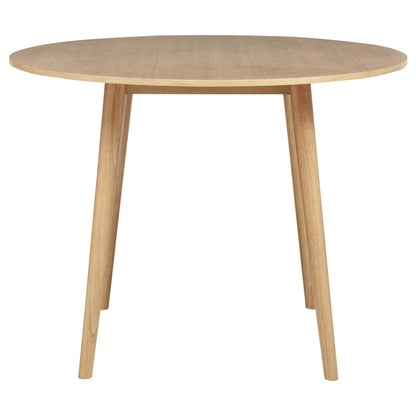 Andrews 5-piece Round Counter Dining Set Light Ash and White