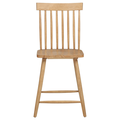 Andrews Windsor Counter Height Dining Side Chair Light Ash (Set of 2)