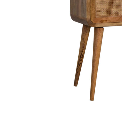 Mini Woven Nightstand - Oak - The Sleep Loft - Online Mattress Showroom NYC