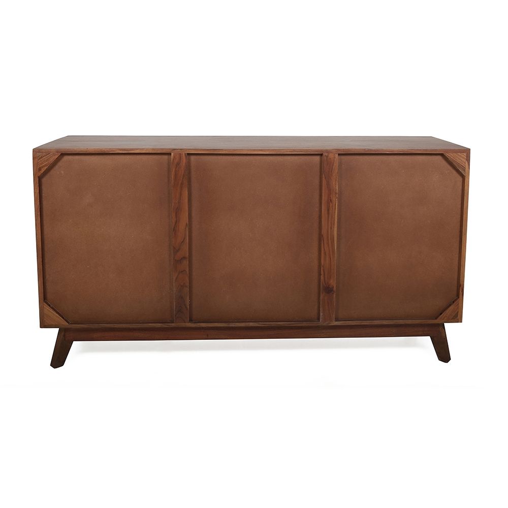 Sierra 6 Drawer Sideboard, Wood Credenza / Cabinets / Chests / Nightstands - Natural Wood / Brown - The Sleep Loft - Online Mattress Showroom NYC