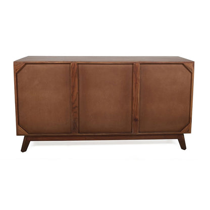 Sierra 6 Drawer Sideboard, Wood Credenza / Cabinets / Chests / Nightstands - Natural Wood / Brown - The Sleep Loft - Online Mattress Showroom NYC