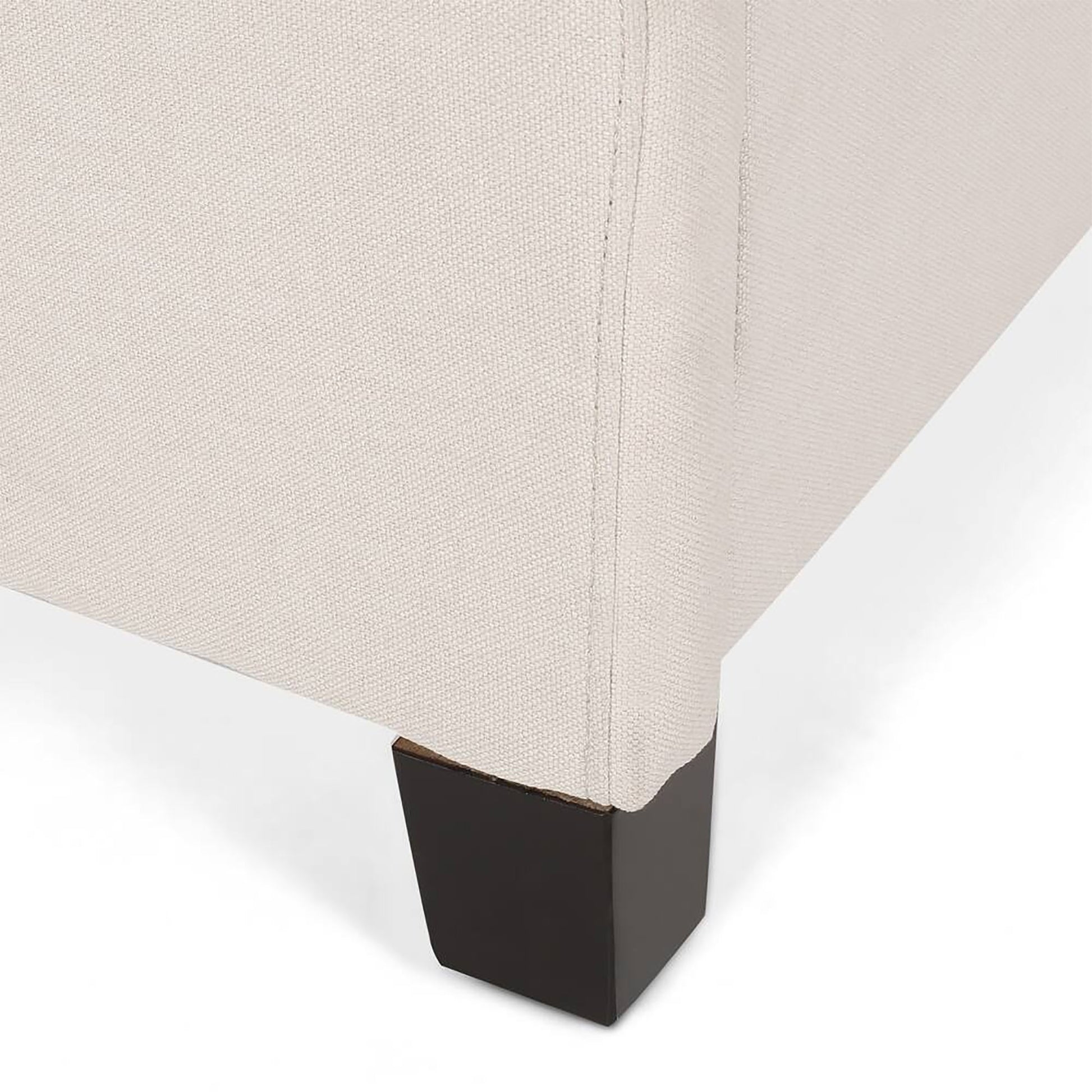 Cumulus - Fully Upholstered Fabric Queen Bed Set - Ivory - The Sleep Loft - Online Mattress Showroom NYC