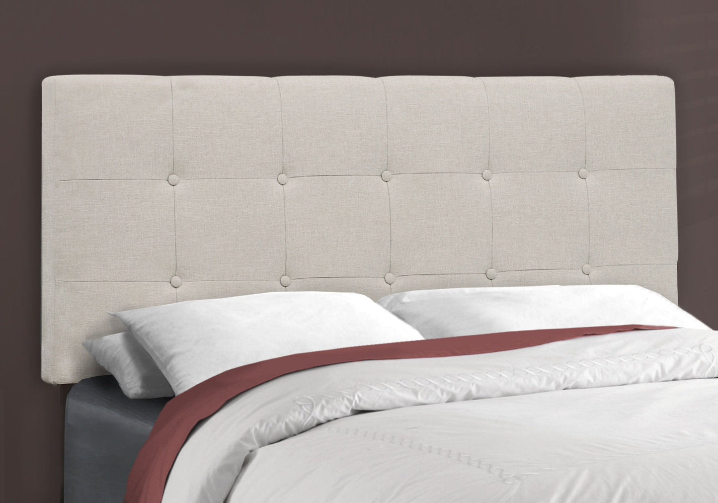 Bed, Upholstered, Frame Only, Transitional - The Sleep Loft - Online Mattress Showroom NYC