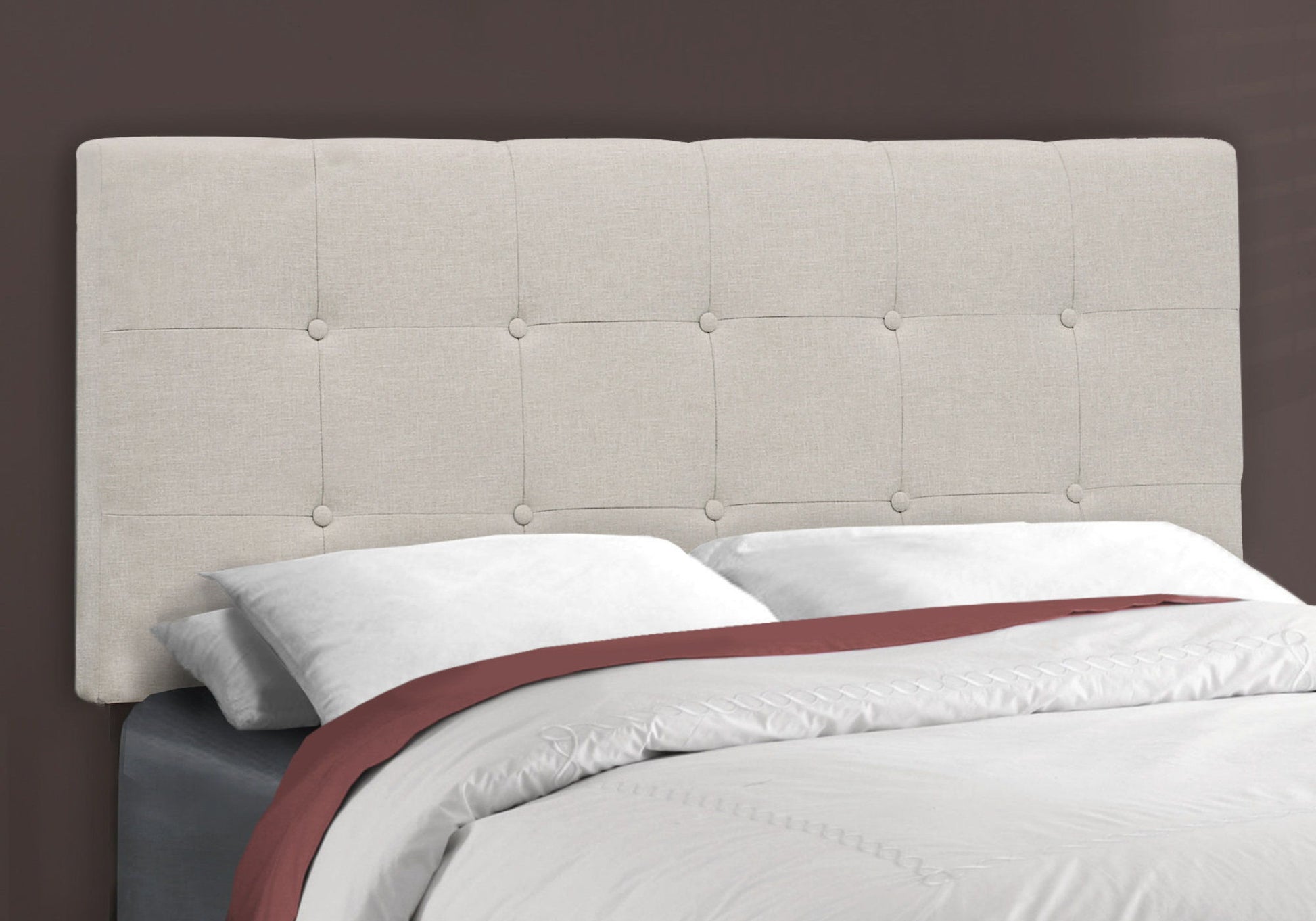 Bed, Upholstered, Frame Only, Transitional - The Sleep Loft - Online Mattress Showroom NYC