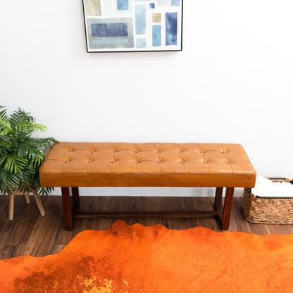 Cameron - Bench - Brown / Tan - The Sleep Loft - Online Mattress Showroom NYC