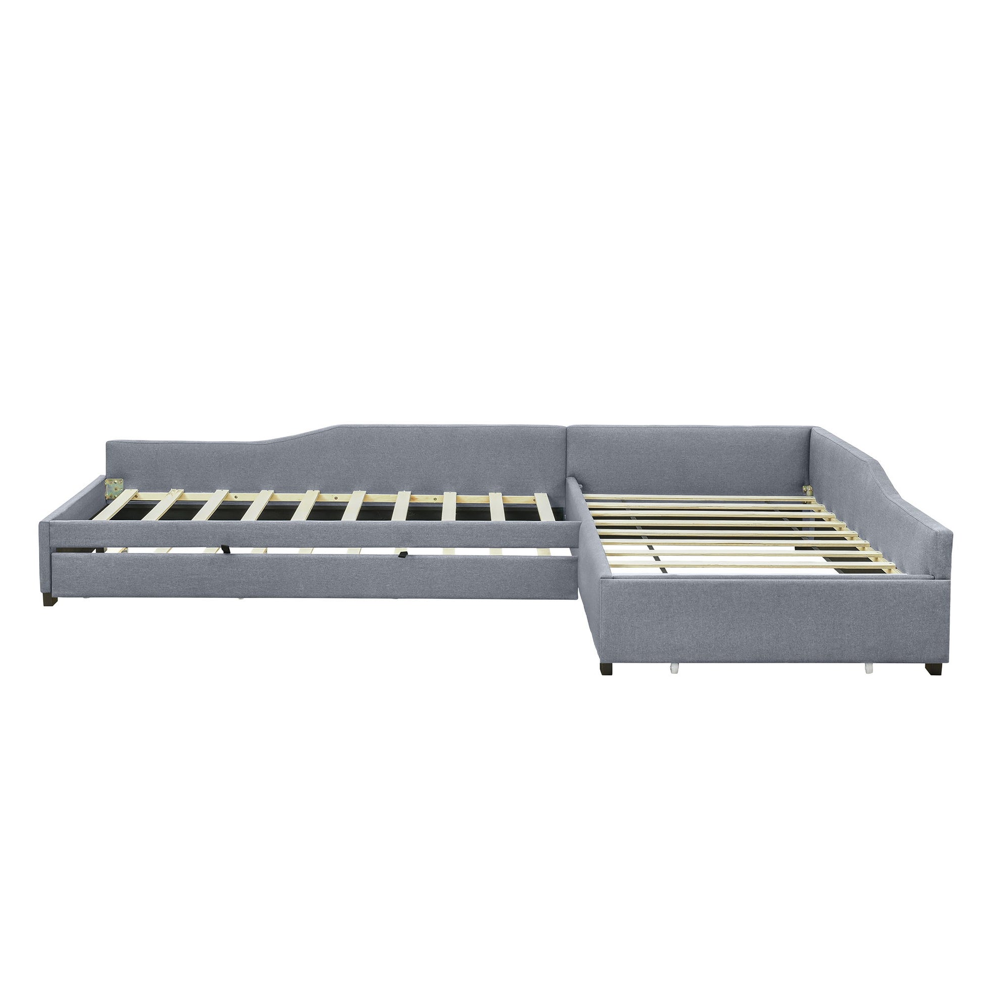 Upholstered Double Daybed With Trundle And Drawer - The Sleep Loft - Online Mattress Showroom NYC