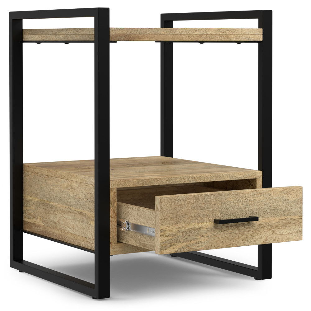 Riverside - Bedside Table - Natural - The Sleep Loft - Online Mattress Showroom NYC