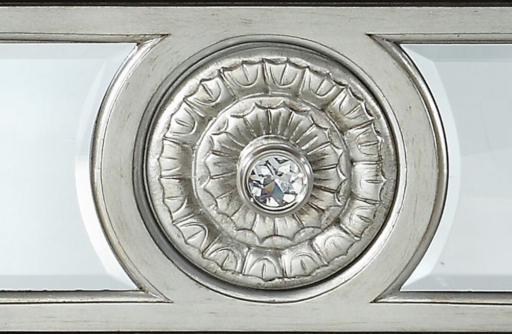 Varian - Mirrored Nightstand - Silver - The Sleep Loft - Online Mattress Showroom NYC