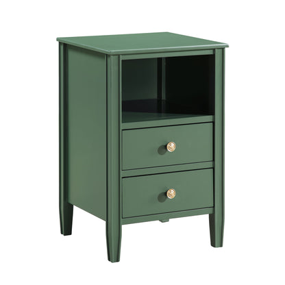 Winston - 2 Drawer Storage Nightstand - The Sleep Loft - Online Mattress Showroom NYC