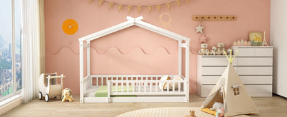Bed House Bed Frame With Fence - The Sleep Loft - Online Mattress Showroom NYC