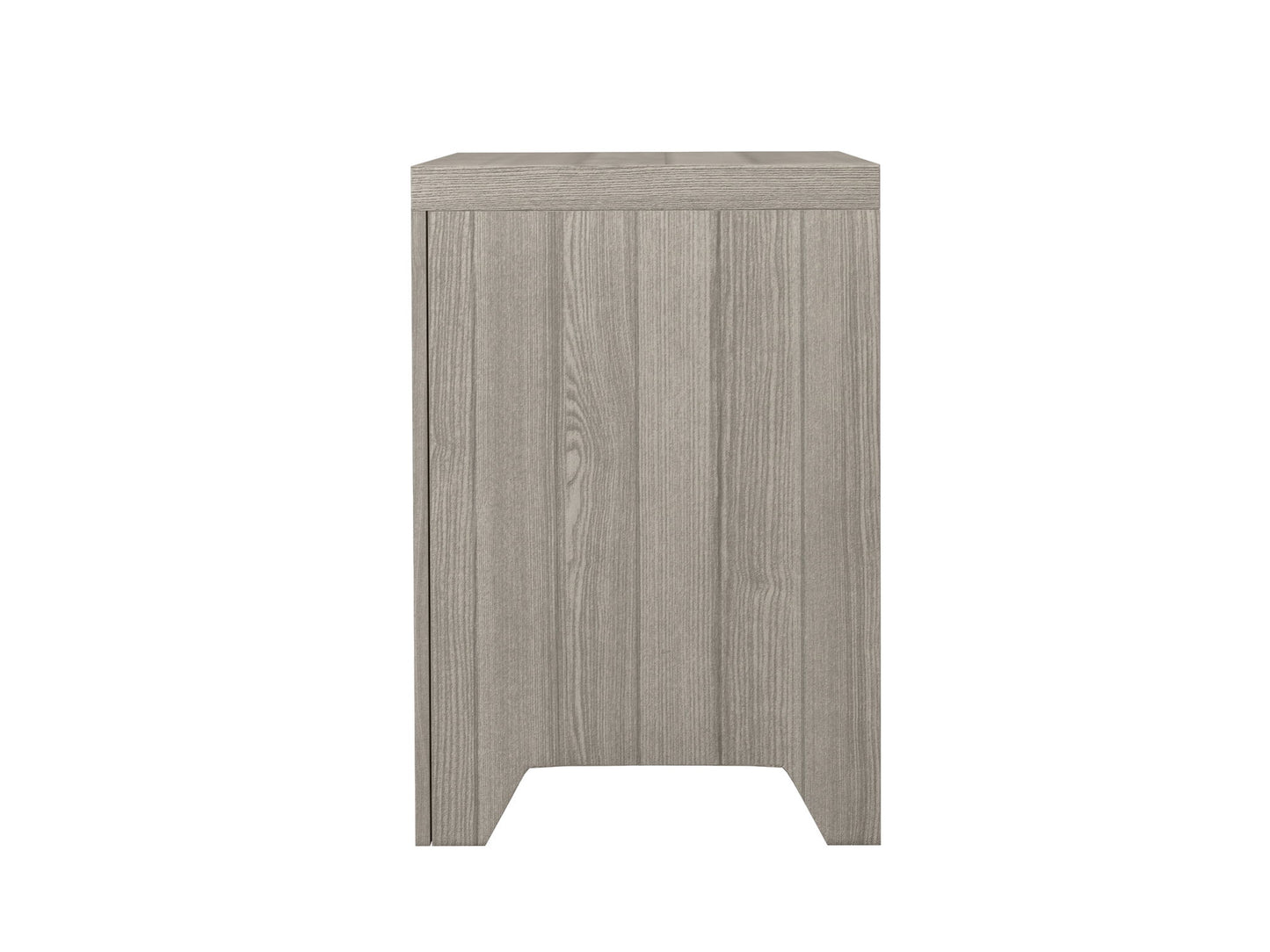 2 Drawer Nightstand - Light Gray - The Sleep Loft - Online Mattress Showroom NYC
