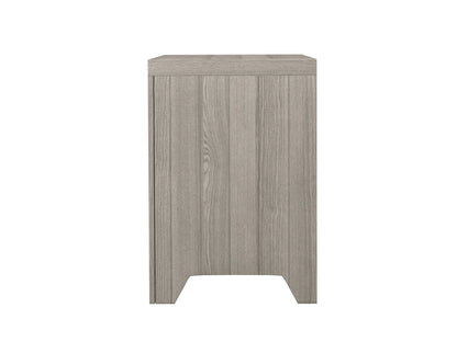 2 Drawer Nightstand - Light Gray - The Sleep Loft - Online Mattress Showroom NYC