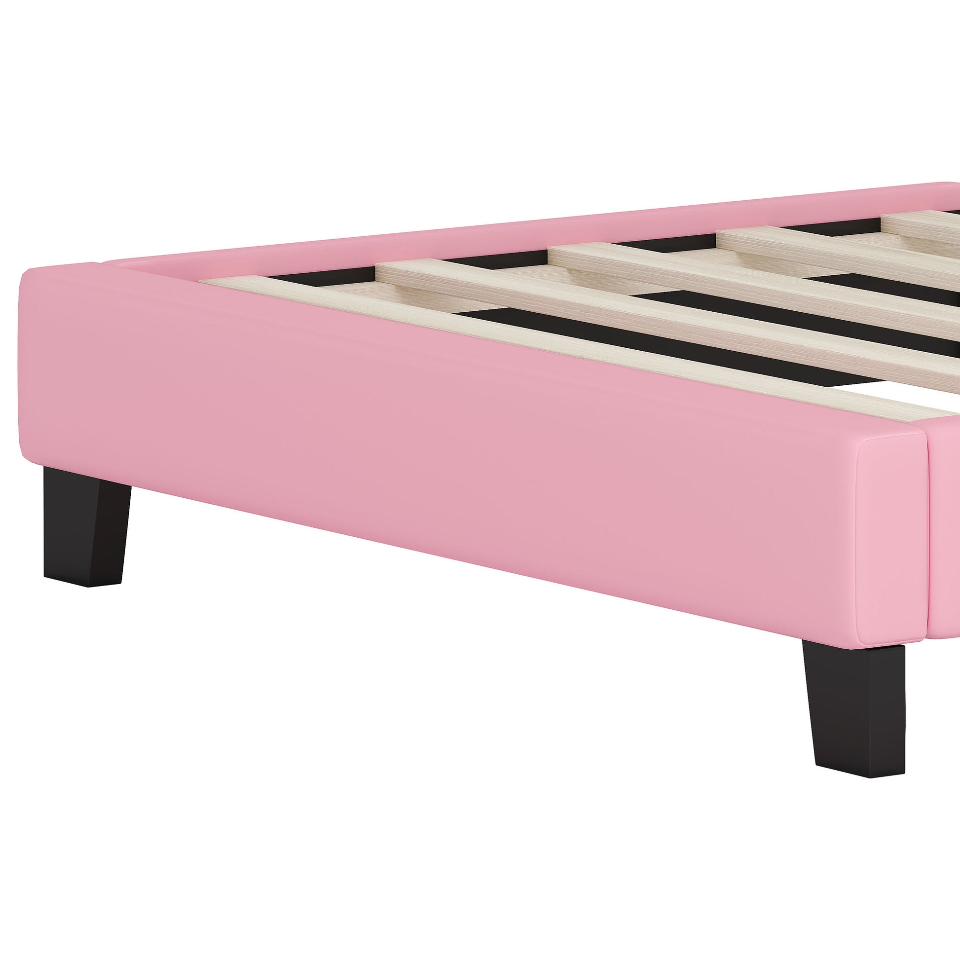 Upholstered Princess Platform Bed With Crown Headboard - The Sleep Loft - Online Mattress Showroom NYC