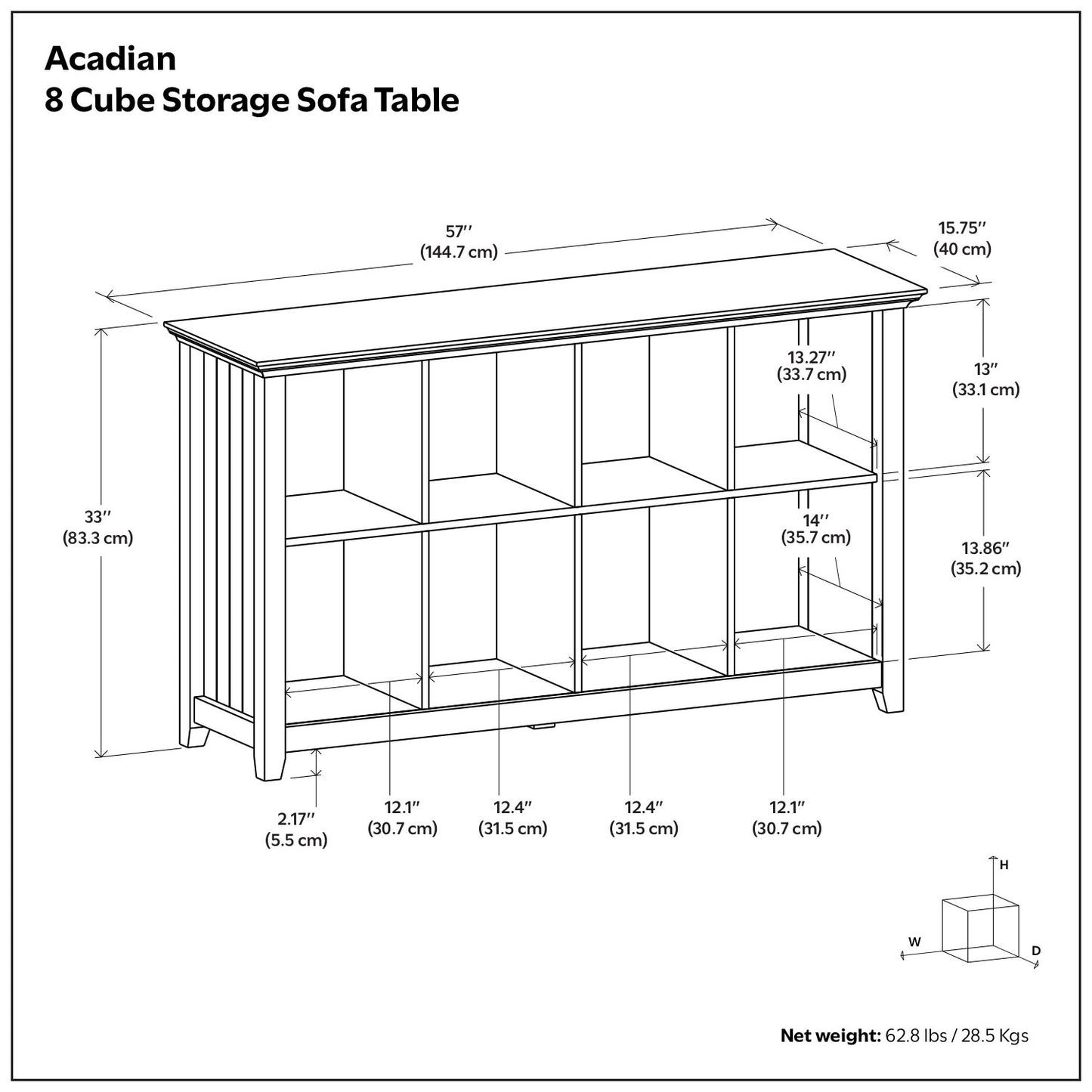Acadian - Handcrafted Cube Storage - The Sleep Loft - Online Mattress Showroom NYC