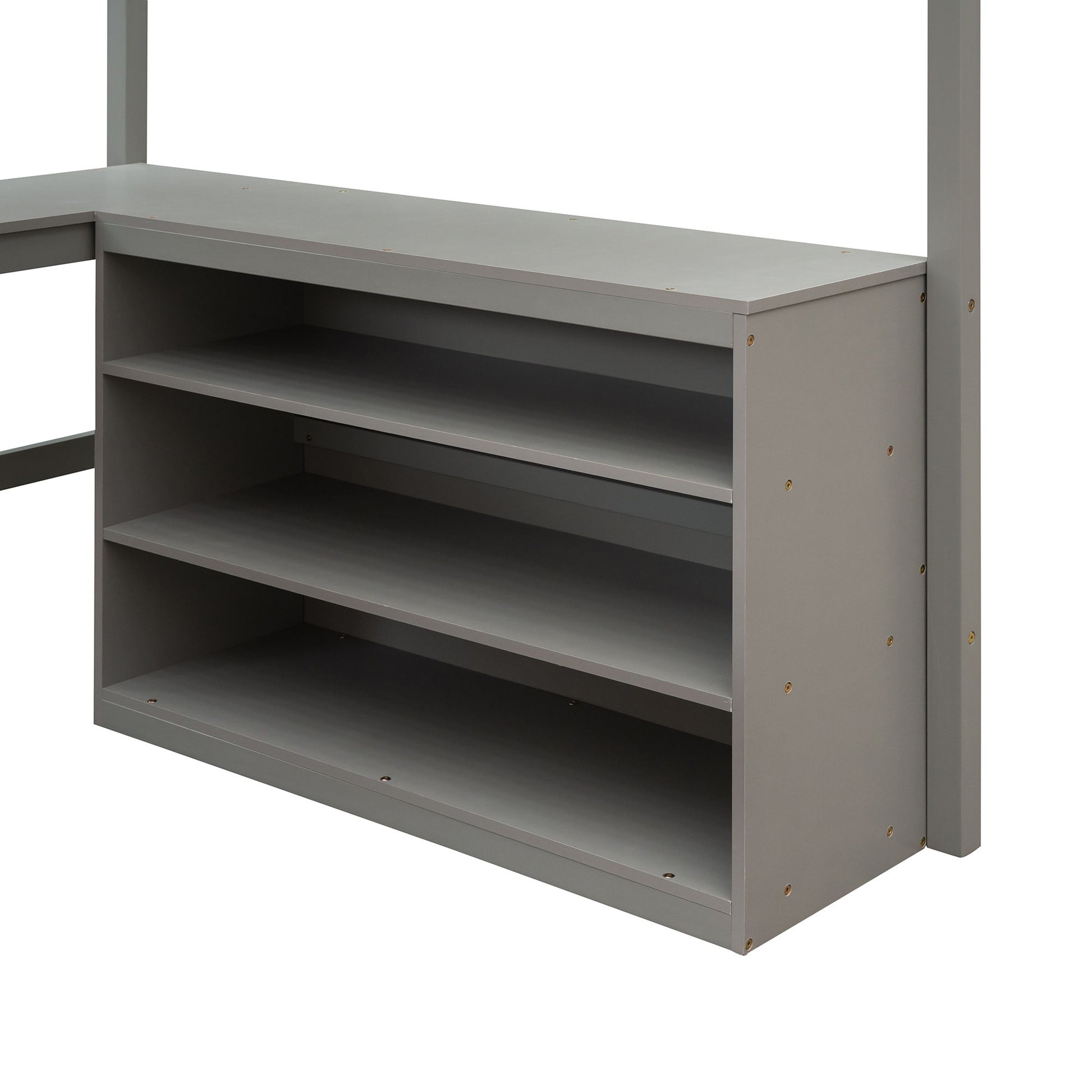 Loft Bed With Shelves With Desk - The Sleep Loft - Online Mattress Showroom NYC