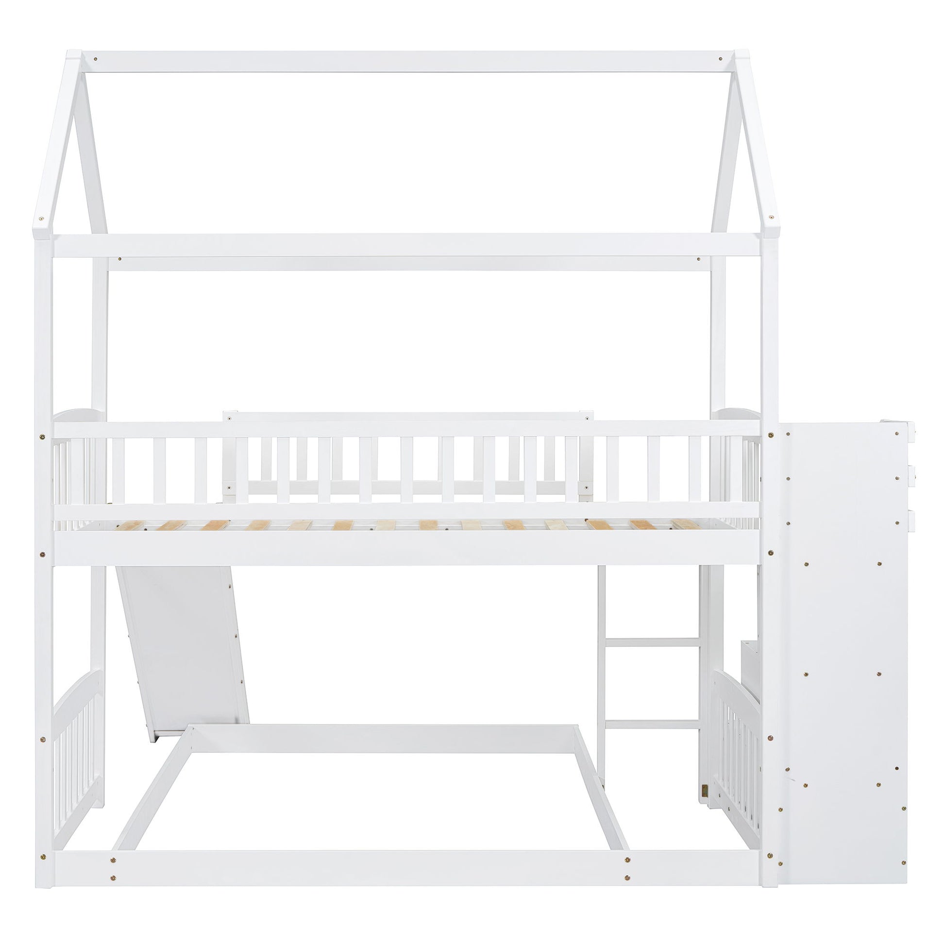 House Bunk Bed With Slide - The Sleep Loft - Online Mattress Showroom NYC