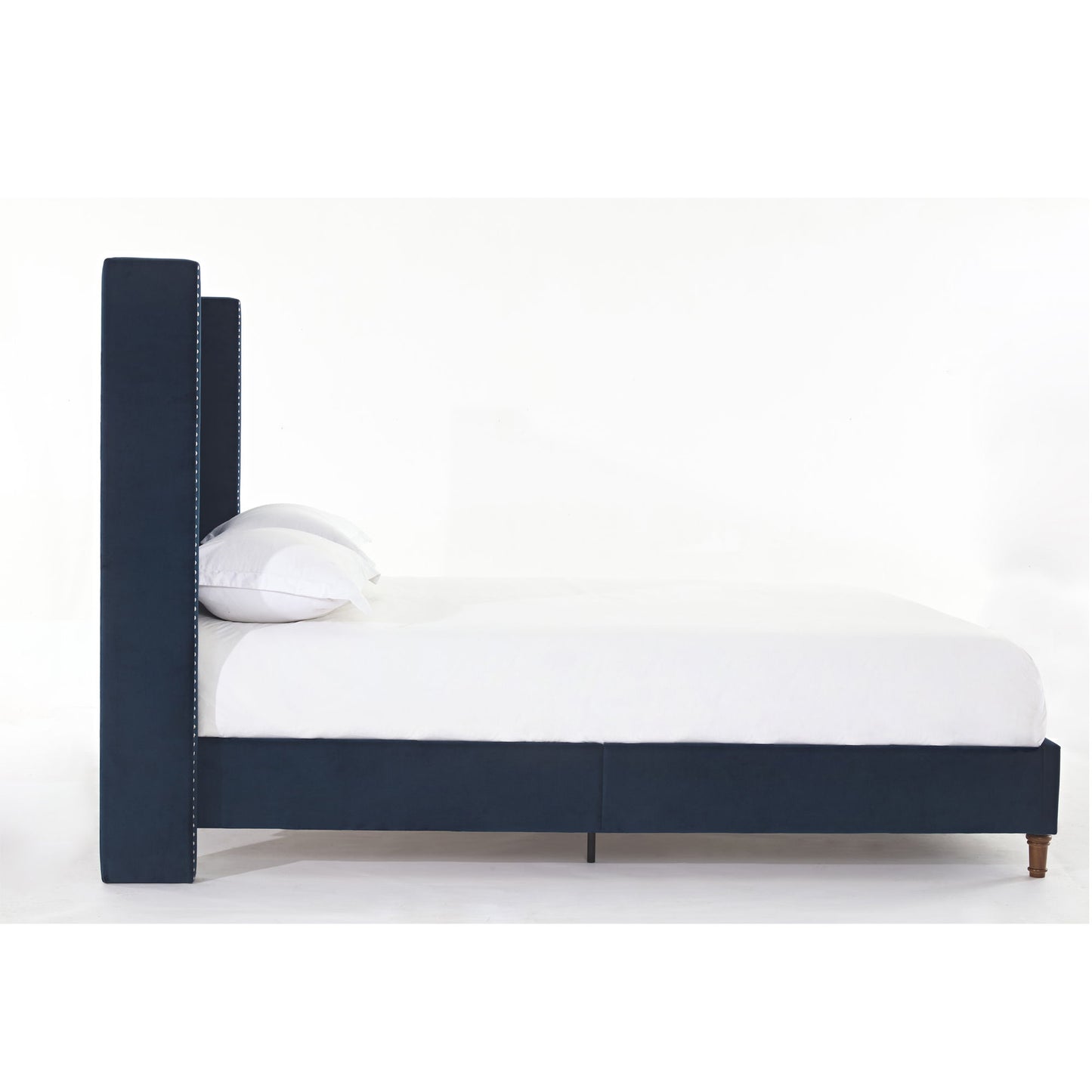 Peyton - Upholstered Bed With 54" High Headboard, Traditional Hand Buttoned Tufting - The Sleep Loft - Online Mattress Showroom NYC