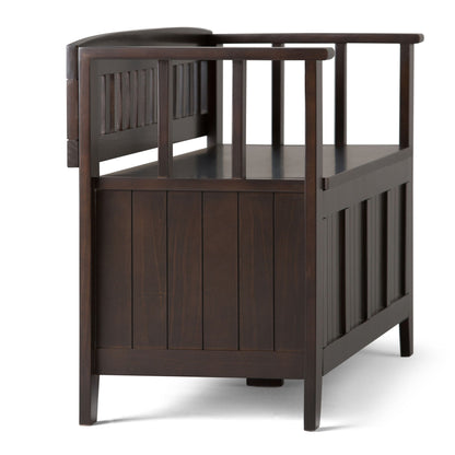 Acadian - Entryway Storage Bench, Handcrafted - The Sleep Loft - Online Mattress Showroom NYC