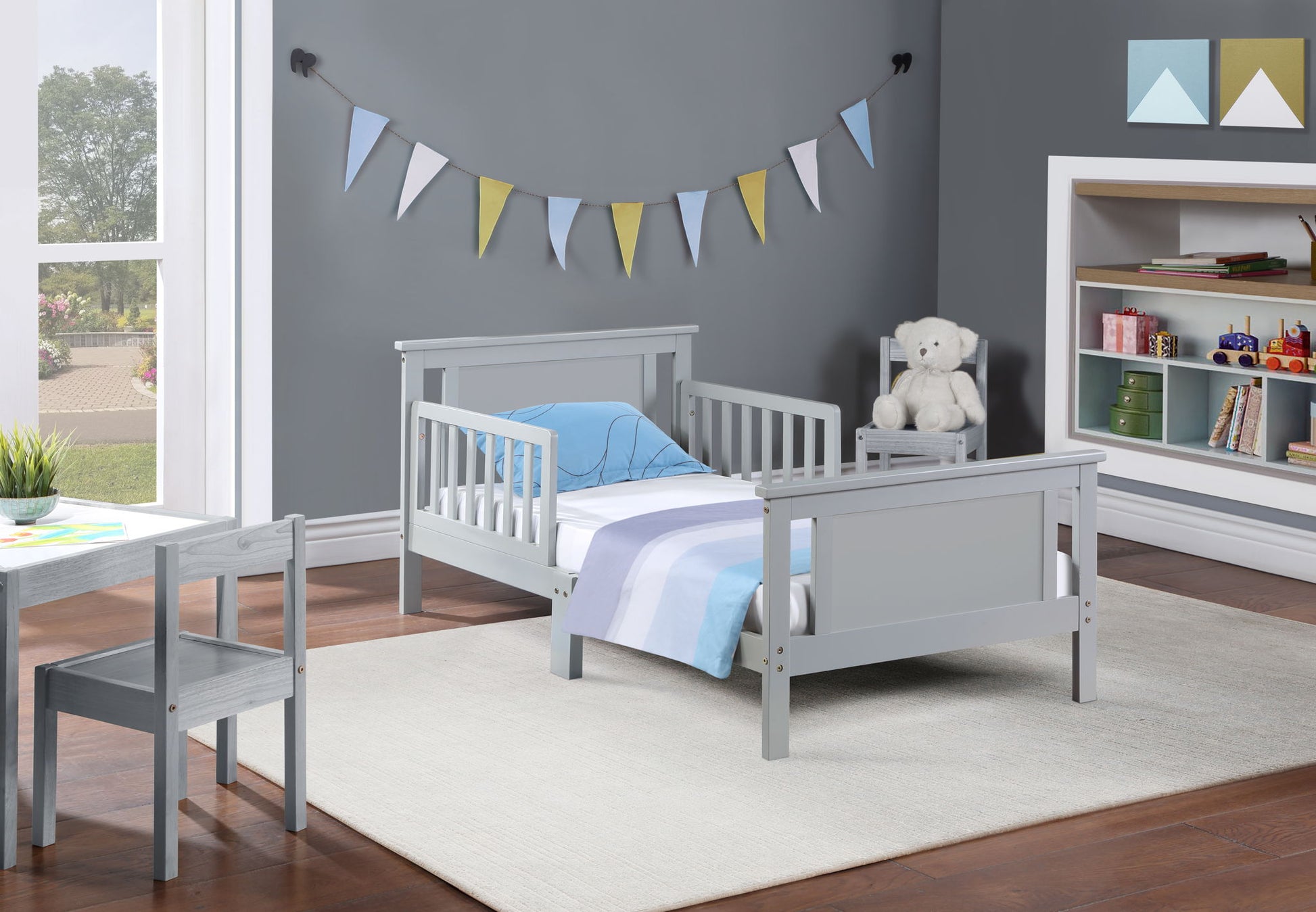 Connelly - Reversible Panel Toddler Bed - The Sleep Loft - Online Mattress Showroom NYC