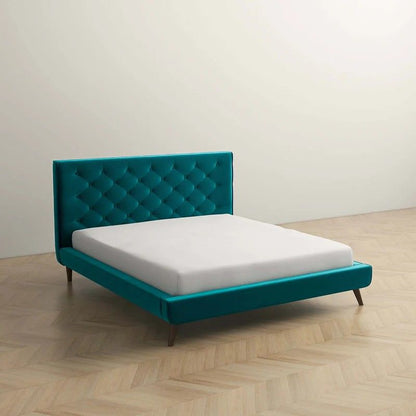 Dillon - Velvet Platform Bed - The Sleep Loft - Online Mattress Showroom NYC