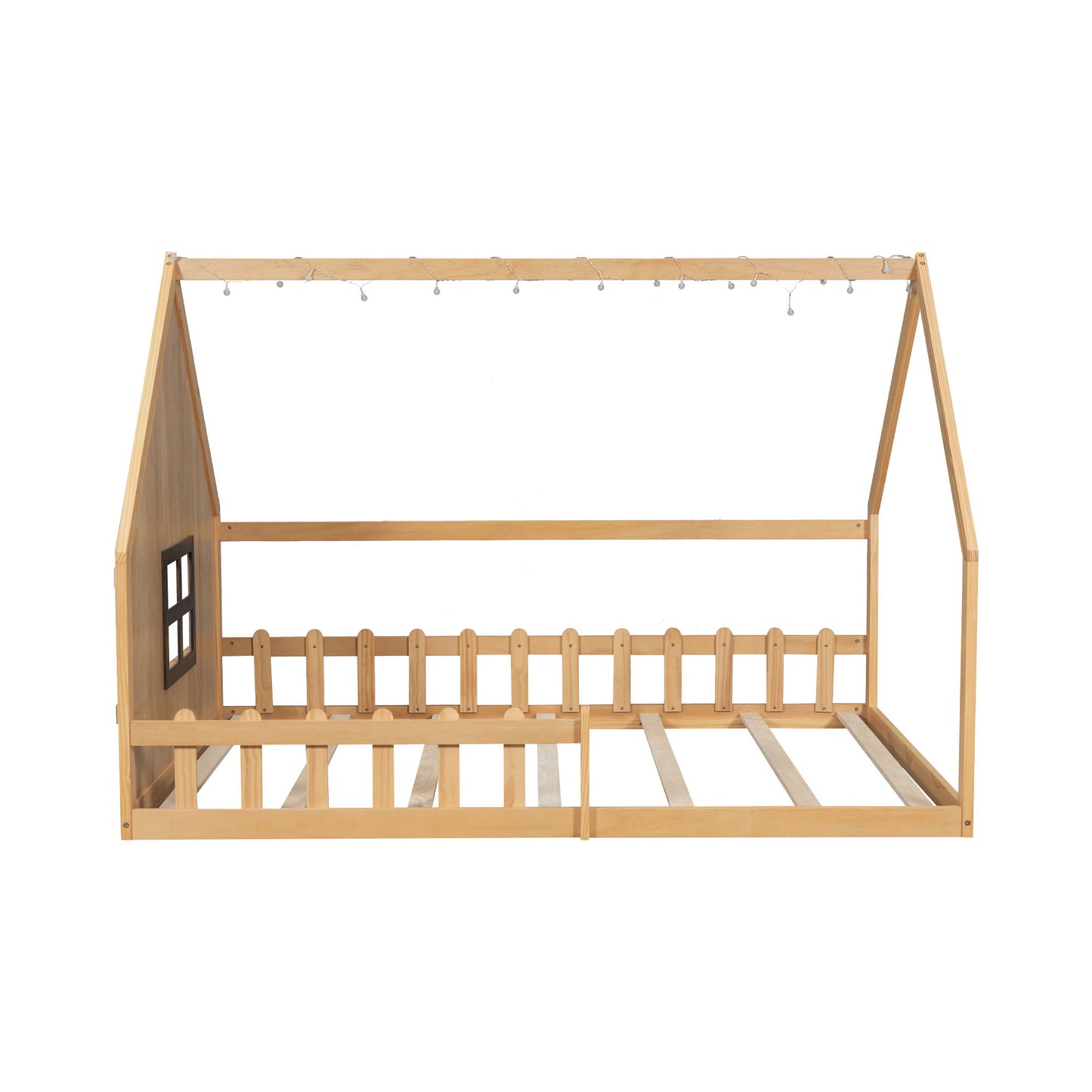 House Bed With Window And Fence - The Sleep Loft - Online Mattress Showroom NYC