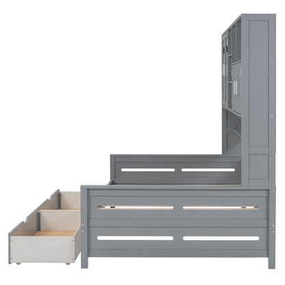 Daybed With All-In-One Cabinet And Shelf - The Sleep Loft - Online Mattress Showroom NYC