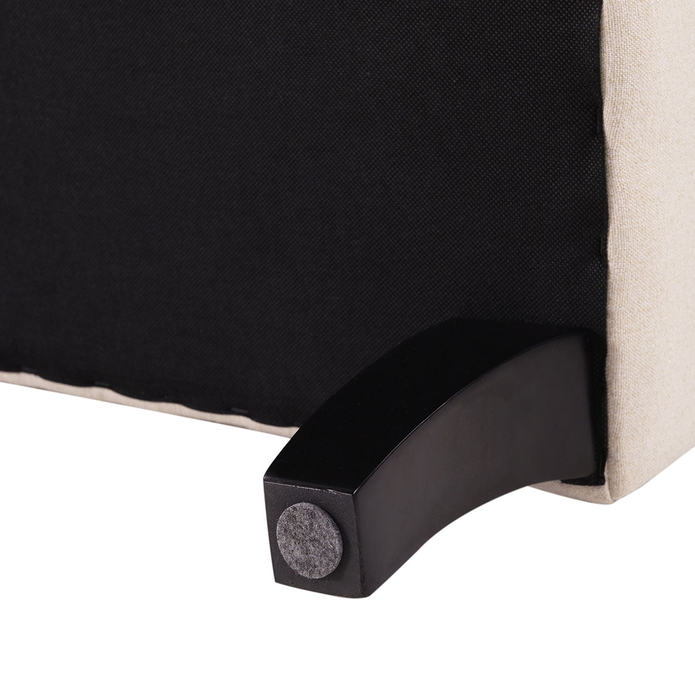 Kathy - Roll Arm Entryway Accent Bench - Sky Neutral Beige - The Sleep Loft - Online Mattress Showroom NYC