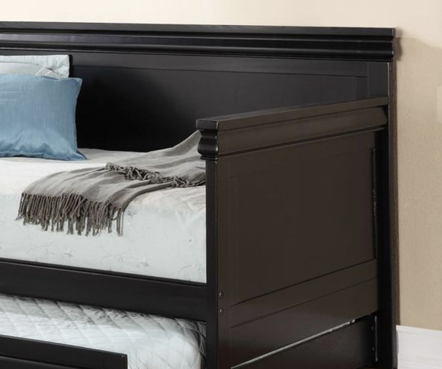 Bailee - Twin Daybed - Black - The Sleep Loft - Online Mattress Showroom NYC