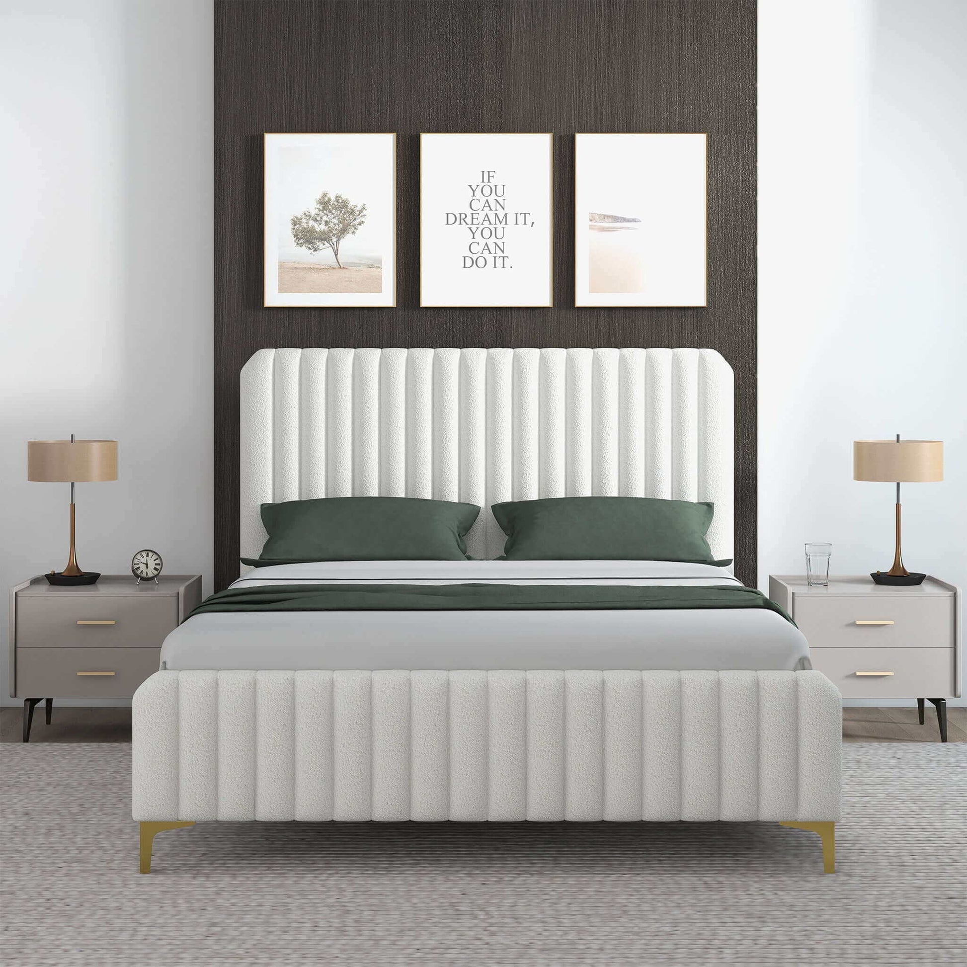 Valery - Upholstered Platform Bed - The Sleep Loft - Online Mattress Showroom NYC