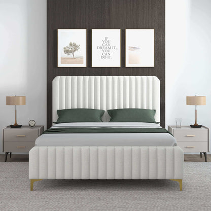 Valery - Upholstered Platform Bed - The Sleep Loft - Online Mattress Showroom NYC