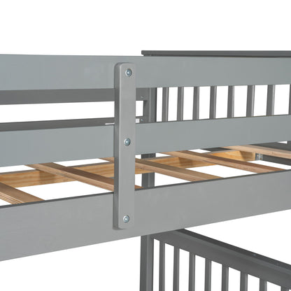 Bunk Bed With Ladders And 2 Storage Drawers - The Sleep Loft - Online Mattress Showroom NYC