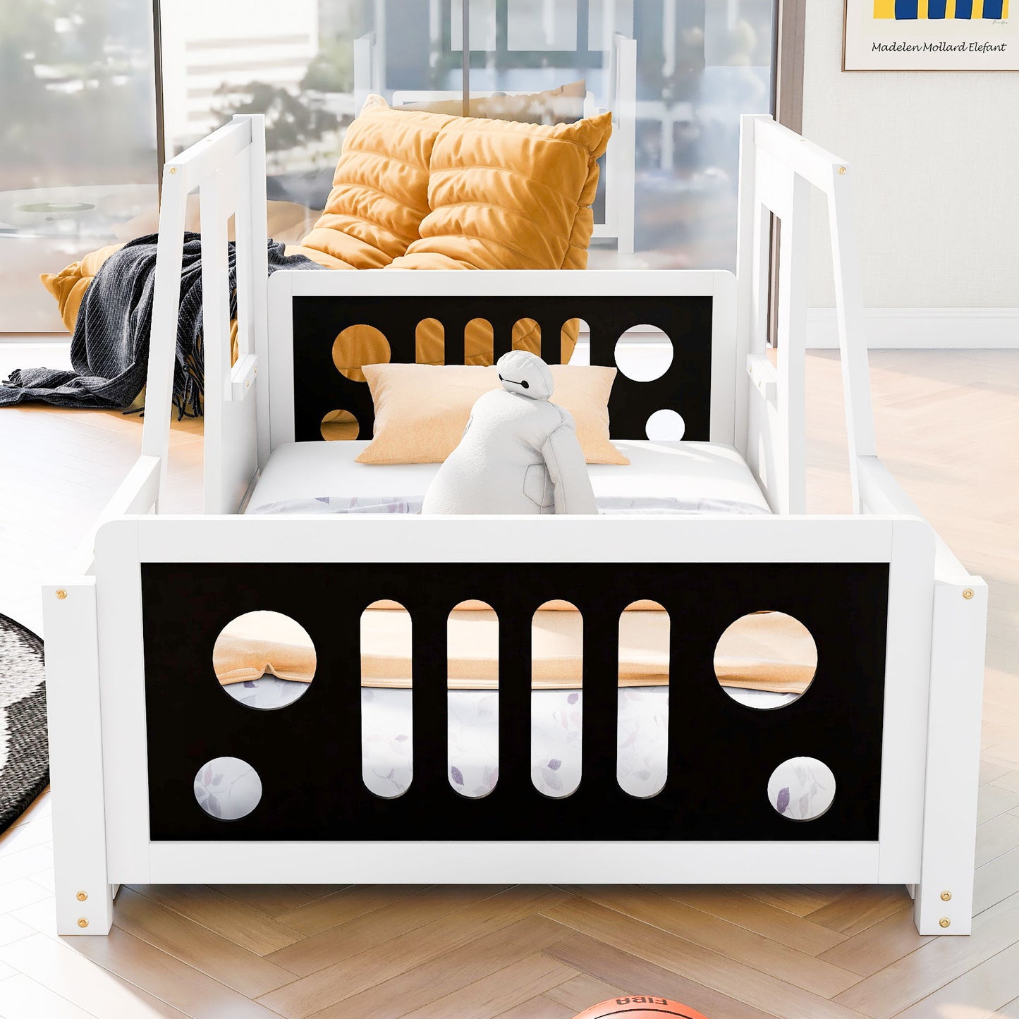 Classic Car Shaped Platform Bed With Wheels - The Sleep Loft - Online Mattress Showroom NYC