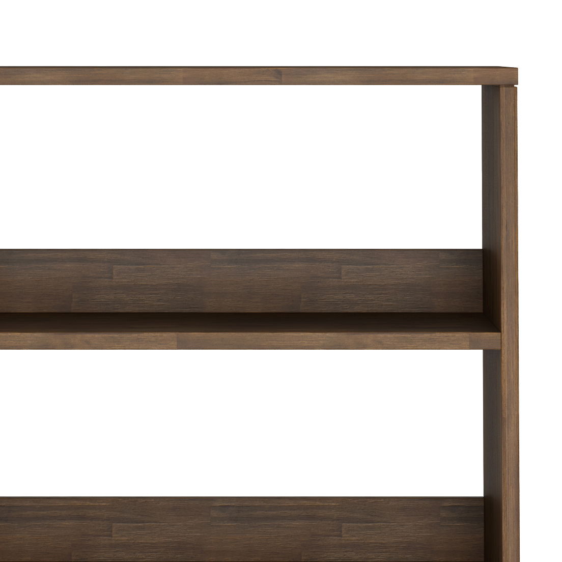 Chase - Tall Bookcase - Rustic Natural Aged Brown - The Sleep Loft - Online Mattress Showroom NYC