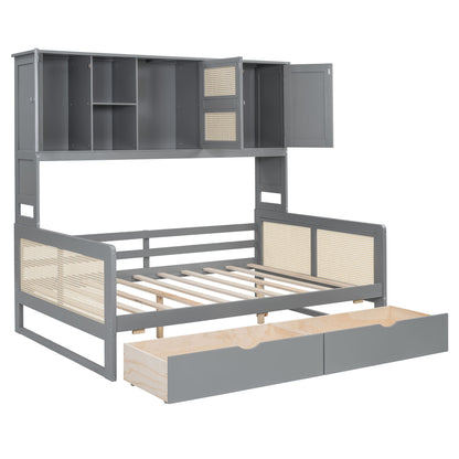 Daybed And All In One Cabinet And Shelf - The Sleep Loft - Online Mattress Showroom NYC