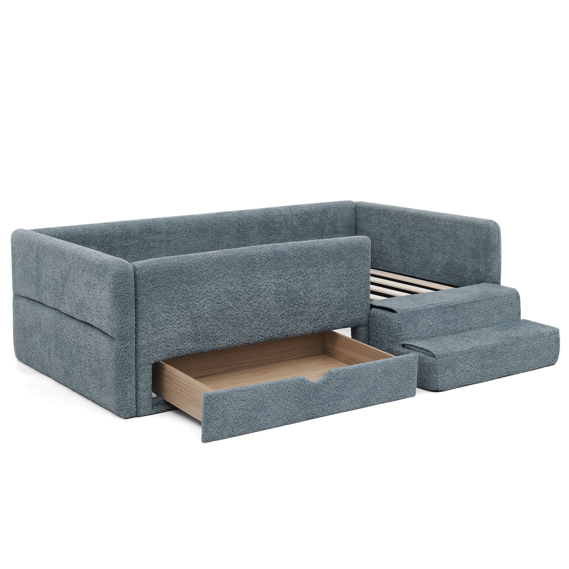 Safe Kids Bed With Guardrails And Storage - The Sleep Loft - Online Mattress Showroom NYC