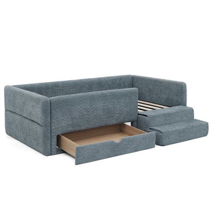 Safe Kids Bed With Guardrails And Storage - The Sleep Loft - Online Mattress Showroom NYC